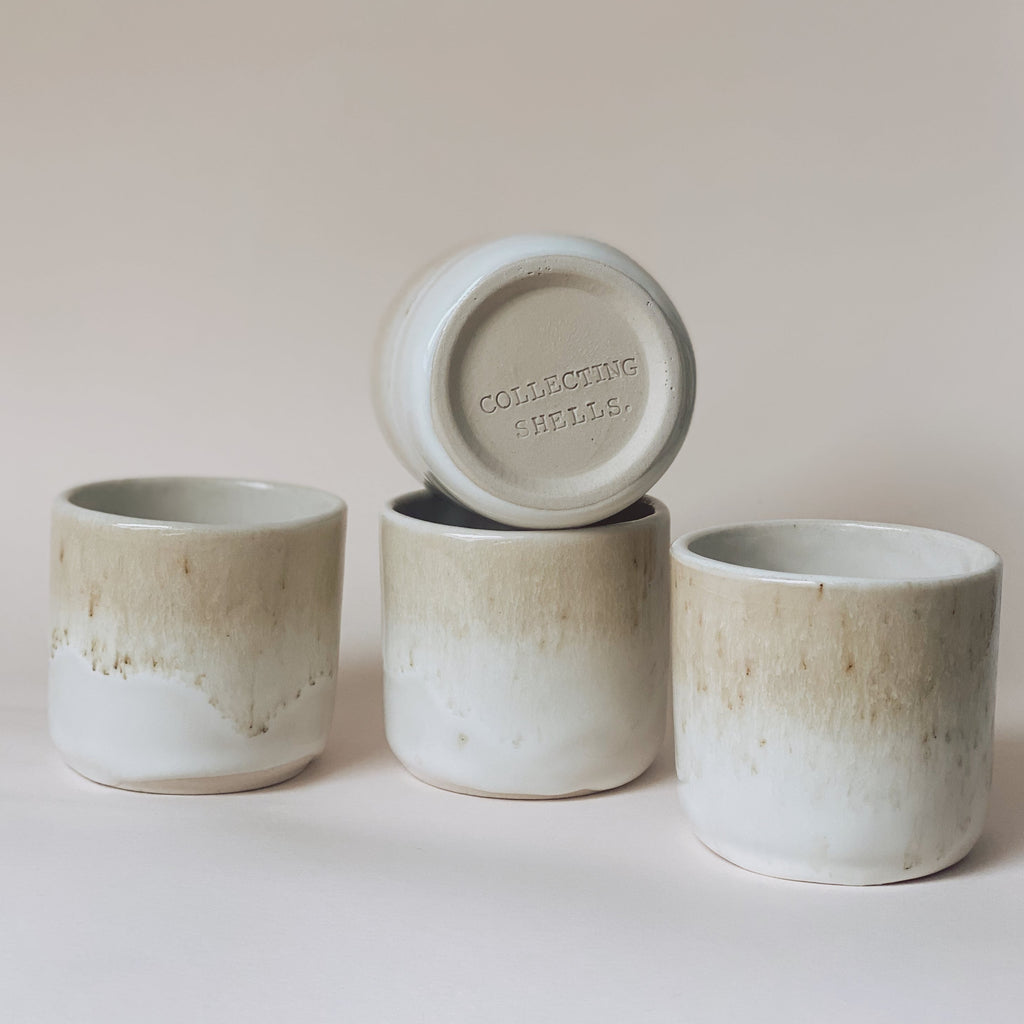 collecting shells cups ombre